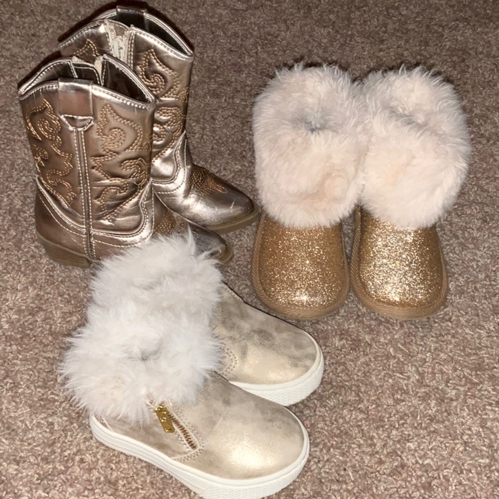 Blingy Gold Boot Bundle